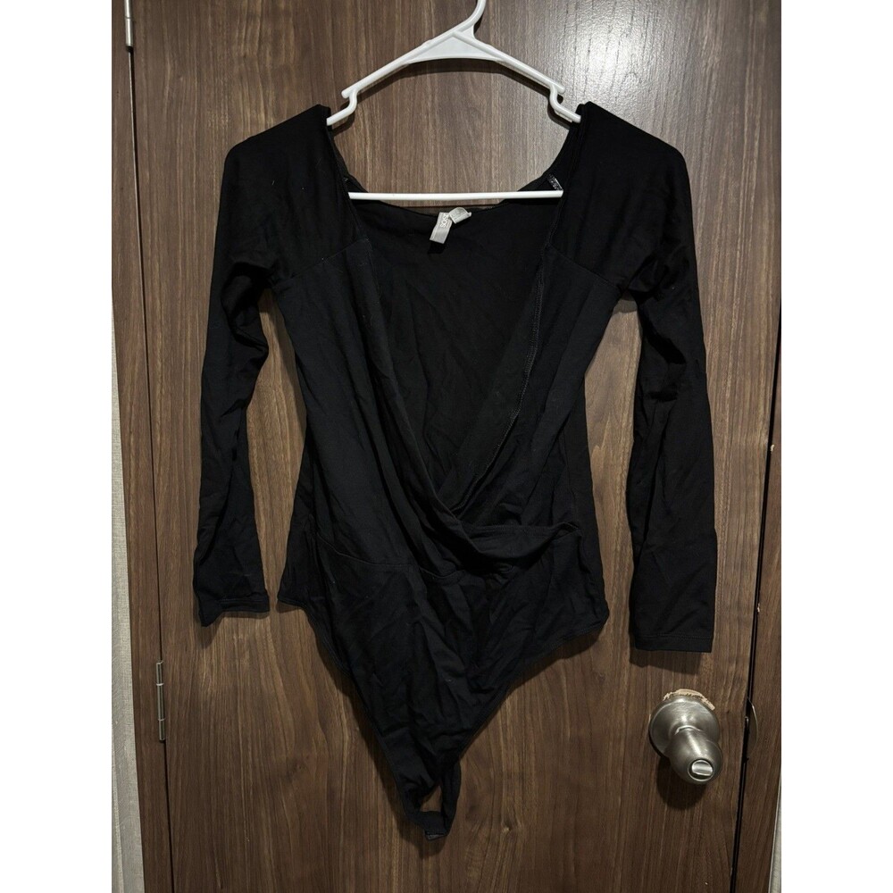 Asos Women’s Black Long Sleeve Bodysuit - Size 6